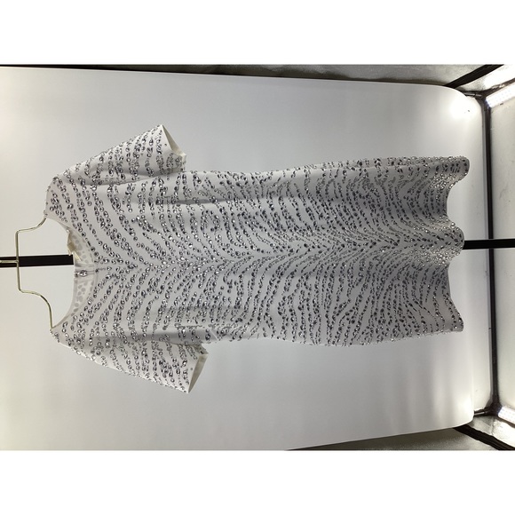 michael kors zebra sequin dress Celine By Michael Kors Runway Zebra Patterned Sequins and Lace Slip Dress,  FW2003 at 1stDibs